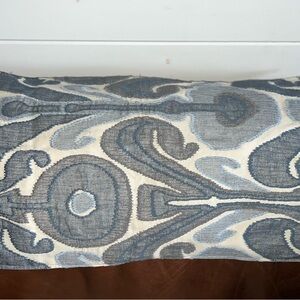 Potterybarn  Elegant Blue and White Decorative Pillow